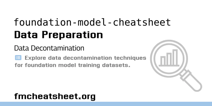 Data Decontamination Resources for Foundation Models