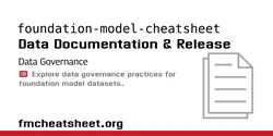 Data Governance Resources for Foundation Models